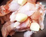 鶏手羽元とにんにくのあったかスープご飯☆作り方6写真