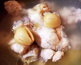 鶏手羽元とにんにくのあったかスープご飯☆作り方7写真