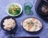 電気圧力鍋で◎無水白菜の鶏団子シチュー作り方5写真