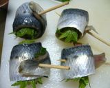 イワシの梅じそ巻き揚げ作り方4写真