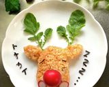 テディベアっぽいおにぎりプレート♪作り方19写真