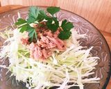 キャベツとセロリ、ツナのシンプルサラダ作り方5写真