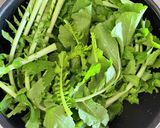 緑鮮やか簡単旬の#大根菜の炒め物作り方1写真