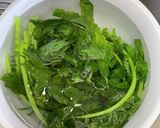 緑鮮やか簡単旬の#大根菜の炒め物作り方2写真