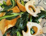 緑鮮やか簡単旬の#大根菜の炒め物作り方11写真