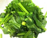 スキレットで☆ほうれん草の巣ごもり卵♪作り方1写真