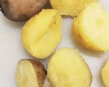 皮剥きもスルッと 炊飯器で ポテトサラダ作り方3写真
