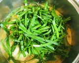 豆腐のにら卵とじ作り方3写真