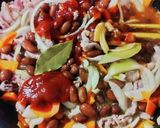 豆と塩麴豚の洋風煮込み作り方10写真