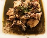 小さいヤリイカで♡イカ墨楽しむバター焼作り方5写真