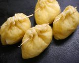 簡単！おでんの具巾着のお味噌汁作り方2写真