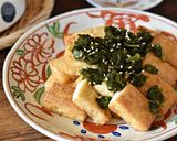 カリッと香ばしい！厚揚げ豆腐のニラだれ作り方4写真
