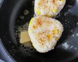 味噌バターコーン焼きおにぎり作り方3写真