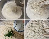 手作り　大葉入り　焼き餃子の皮作り方2写真