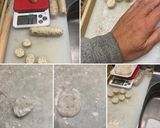 手作り　大葉入り　焼き餃子の皮作り方5写真