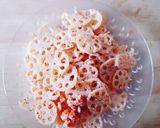 お弁当★焦がしニンニクバター明太レンコン作り方7写真