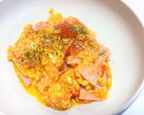 冷凍トマトでトロトロ♡ハムチーズオムレツ作り方8写真