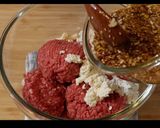 ハンバーグキンパ | キンパレシピ作り方3写真