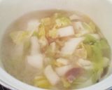 ◆簡単あったか♡白菜とベーコンのスープ◆作り方3写真