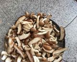 きのこのかきたま汁作り方1写真