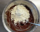 自家製ママレード使用ダブルチョコケーキ作り方3写真