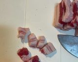 おにぎりの具といえば!肉味噌作り方1写真