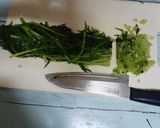 水煮サバ缶水菜和え作り方2写真