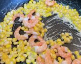 冷凍#コーンエビほうれん草バターマヨ炒め作り方5写真