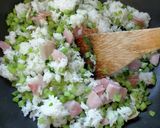 かぶの茎の和風チャーハン作り方5写真