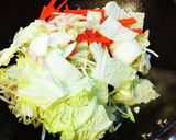 白菜ラーメン。作り方2写真