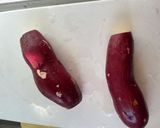 フライパンで簡単！大学いも。作り方1写真