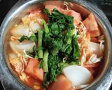 大根、ベーコン、トマトジューススープ作り方4写真