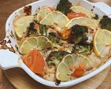たっぷり野菜とチキンのオーブン焼き作り方8写真