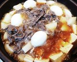 超簡単!牛肉と大根と豆腐の甘辛煮込み!作り方9写真