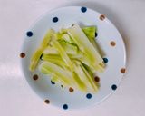 夫考案♡ブロッコリーの茎で卵焼き♡作り方1写真