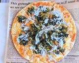 しらすと高菜の和風ピザ作り方8写真