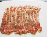 薄切り豚肉で一気に巻きましょ！山芋編作り方2写真