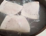 メカジキの煮つけ作り方1写真