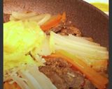 味付け牛肉と千切り野菜のピリ辛すき焼き風作り方14写真