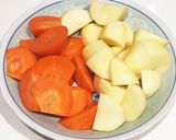 ルー不要洋食屋さんの【クリームシチュー】作り方1写真