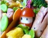 キャラ弁☆ぷちサンタクロース♫作り方5写真