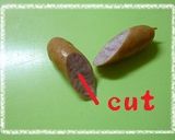お弁当に✿おねだりゴマちゃんウインナー作り方1写真