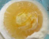 パイナップルヨーグルト　菊の花のように♪作り方2写真
