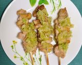 マカ入りネギ塩ダレの焼き鳥作り方4写真