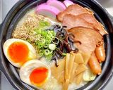こってり♡豚骨醤油鍋♡1人鍋♡作り方11写真