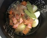 焦がしベーコン&とろとろ♡蕪のスープ作り方3写真