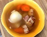 焦がしベーコン&とろとろ♡蕪のスープ作り方5写真