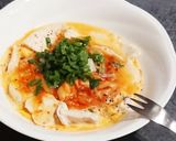 レンジでおつまみ：鶏むね肉のキム玉作り方3写真
