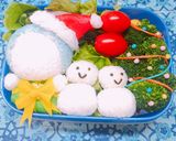 サンタ ドラえもん キャラ弁作り方5写真