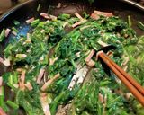 ほうれん草とベーコンのやつ作り方7写真